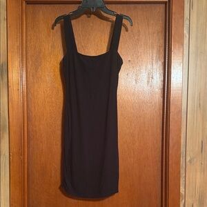Cute Stretchy Black Sleeveless Dress